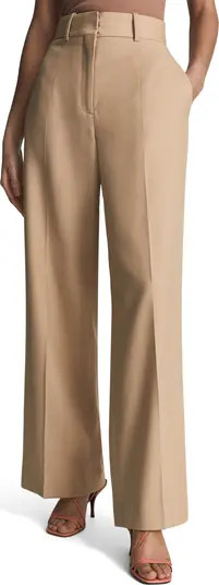 Saffie Wide Leg Wool Blend Trousers | Nordstrom