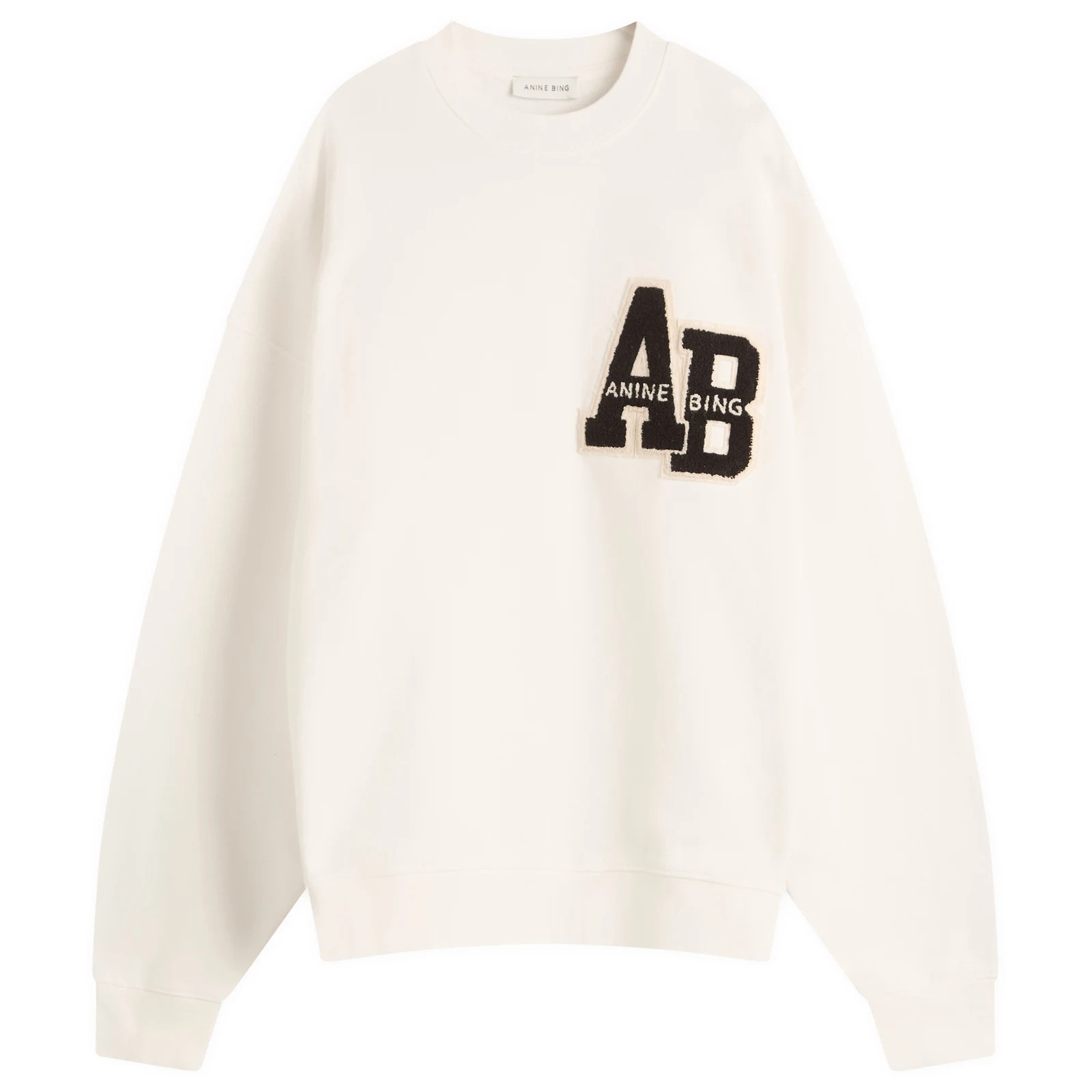 Anine Bing Miles Oversized Letterman Sweatshirt | END. Clothing