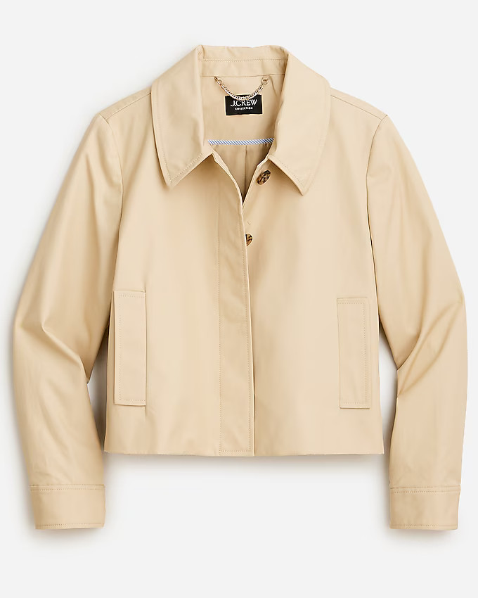 Collection cropped lady trench coat | J. Crew US