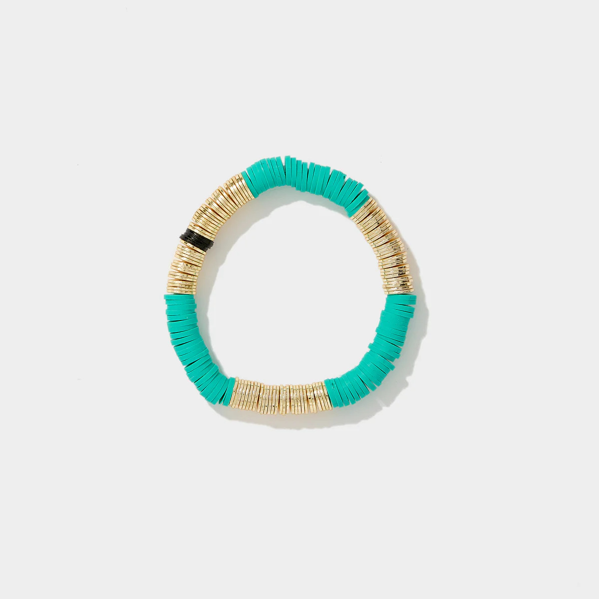 Turquoise Vinyl Bracelet 8mm | Allie + Bess