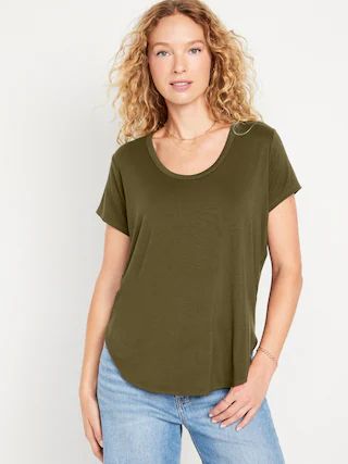 Luxe Tunic T-Shirt for Women | Old Navy (US)