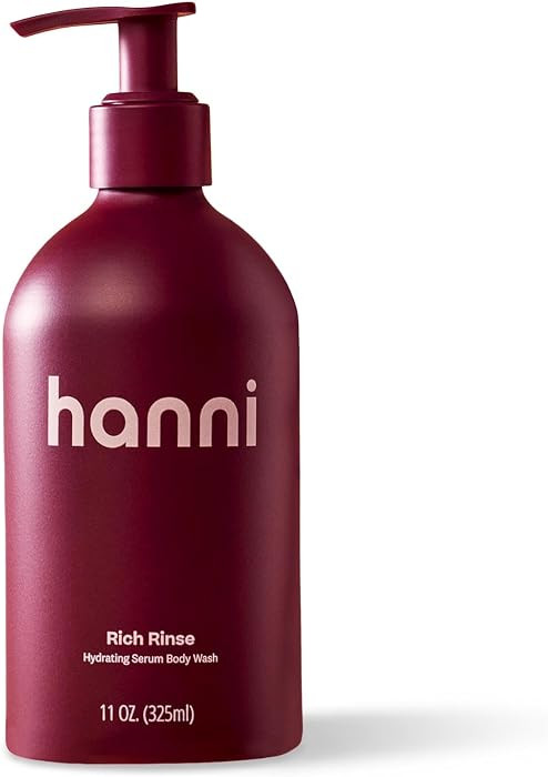 HANNI Rich Rinse Hydrating Serum Body Wash | Skin-Softening Shower Gel with 50% Less Water | with... | Amazon (US)
