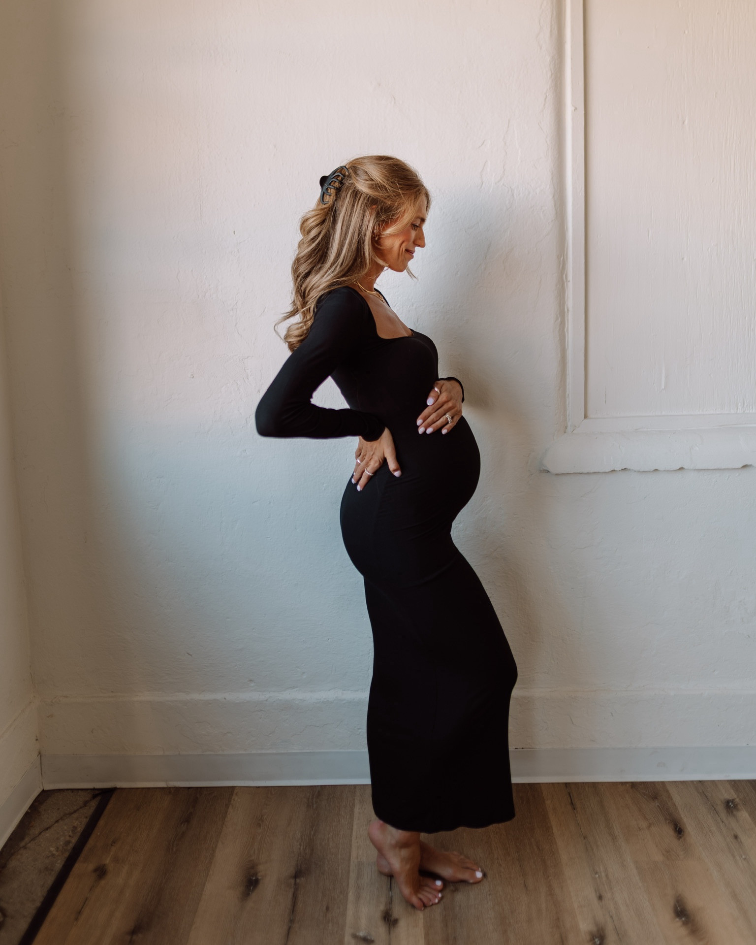 I love how these turned out! Maternity photos are always so special. This dress is SKIMS and it’s sold out, but I linked a few similar dresses from Amazon with good reviews!

#LTKmomlife #LTKBump #LTKootd