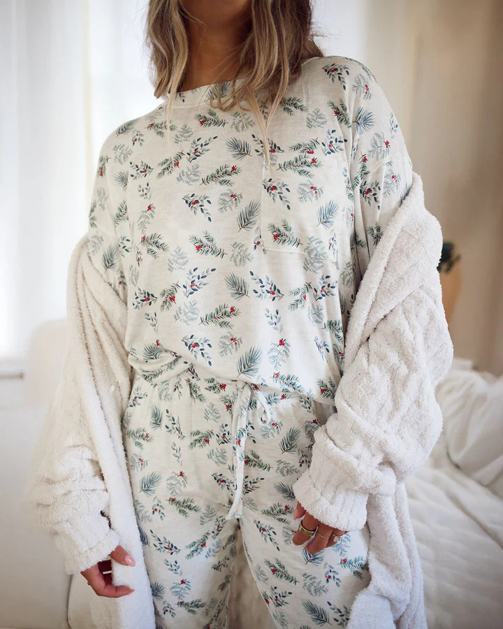 Mistletoe Marna Waffle PJ Set | Splendid | Splendid