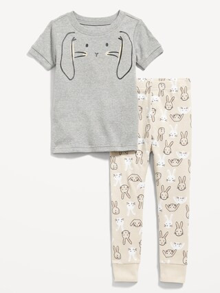 Unisex Matching Easter-Theme Snug-Fit Pajama Set for Toddler | Old Navy (US)