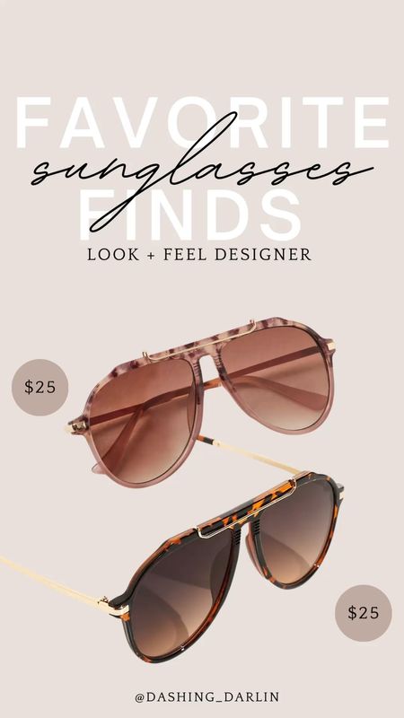 My FAVORITE sunglasses for over a year now!!  They are $25 too!!
They look and feel designer!! 
I have the Tort Lavender color  and the Tort color. 

#LTKover40 #LTKfindsunder50 #LTKstyletip