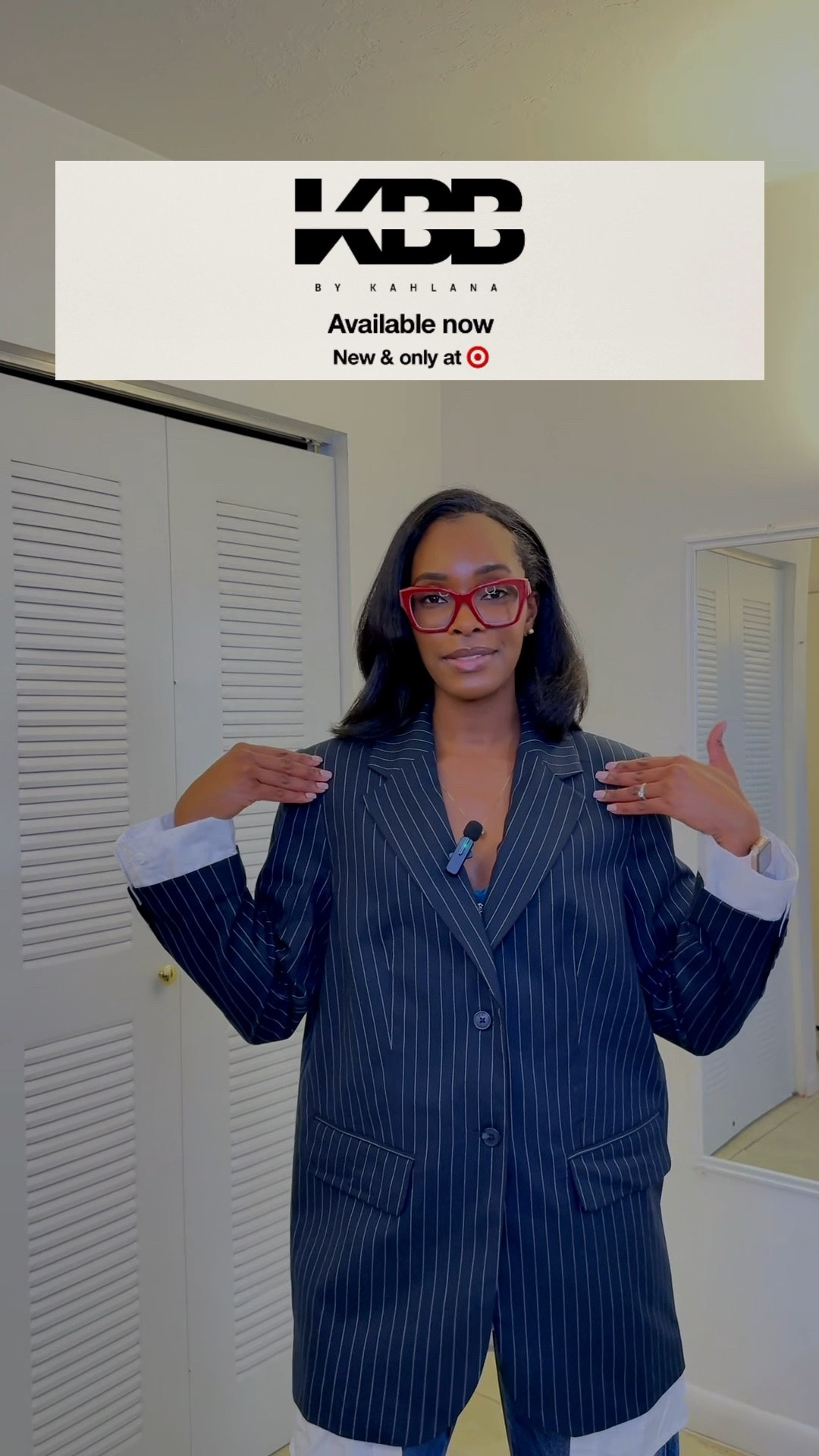 Blazer in stock right now!
KBB X Target Oversized blazer & barrel jeans 

#LTKTravel #LTKWorkwear #LTKStyleTip