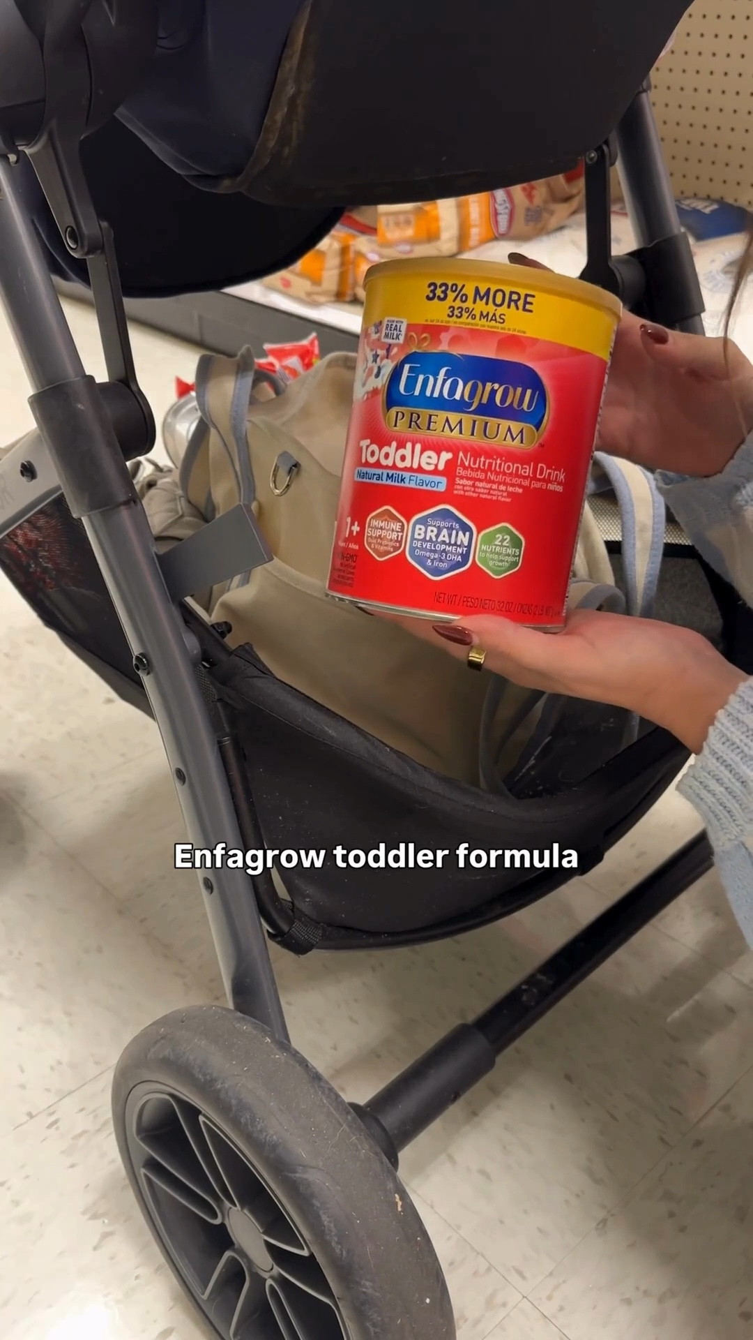 #ad The secret weapon every mom of toddlers needs in her diaper bag 🍼
I always keep @enfamil Enfagrow in mine — because tantrums can happen anywhere (even Target 😅) and a quick bottle means full tummy, calm toddler, and peace restored 🙌
It gives me peace of mind too — knowing he’s getting key nutrients he may still need even when he’s in his picky-eater phase 💛
Each serving delivers the same amount of protein as 1 egg, DHA as 7g of protein, and iron as a gallon of milk 🤯
#target @target #enfamil #targetpartner @shop.ltk #liketkit #enfagrow


#LTKBump #LTKBaby #LTKstorytime