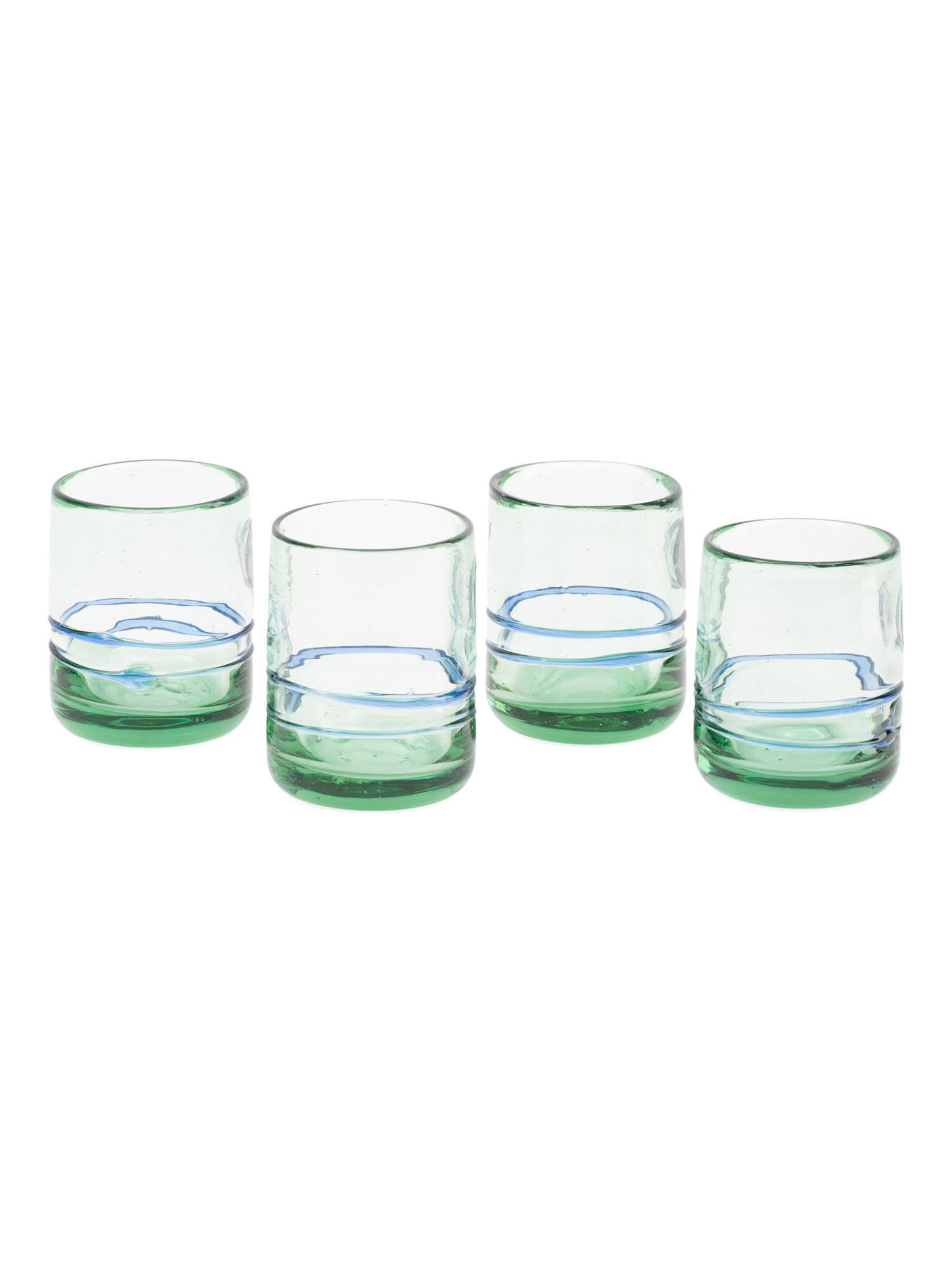 Set Of 4 Contrast Rings Rocks Glasses | Home | Marshalls | Marshalls