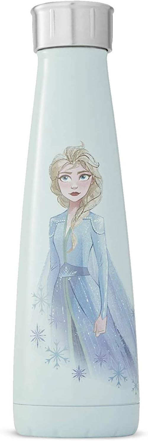S'well Stainless Steel Water Bottle 15 Fl Oz Mighty Elsa Double-Layered Vacuum-Insulated Thermose... | Amazon (US)