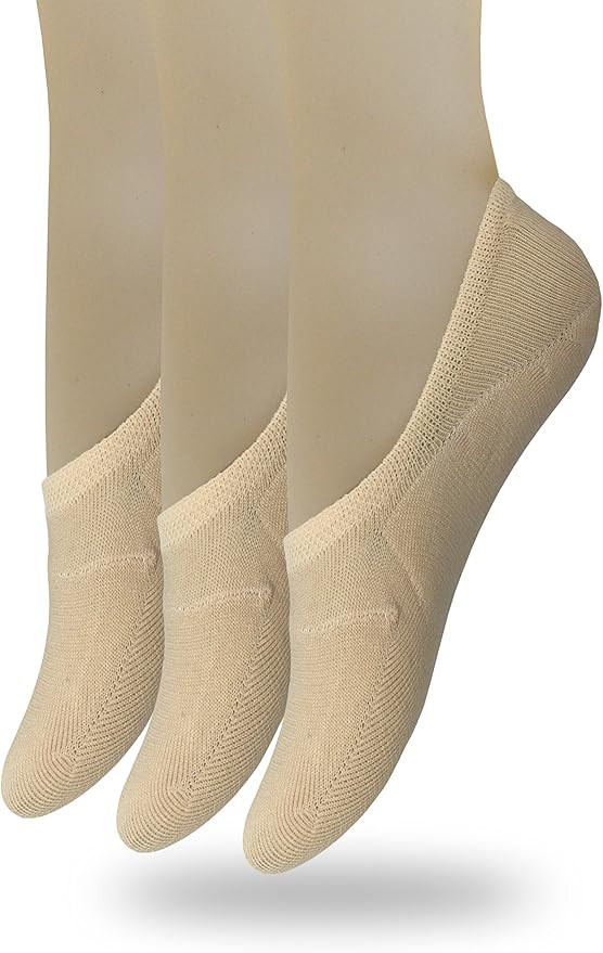 Eedor Women's 3 to 8 Pack Thin No Show Socks Non Slip Flat Boat Line | Amazon (US)