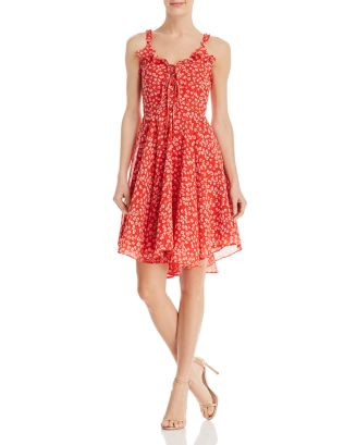 AQUA
            
    
                
                    Lace-Up Floral Dress - 100% Exclusive | Bloomingdale's (US)