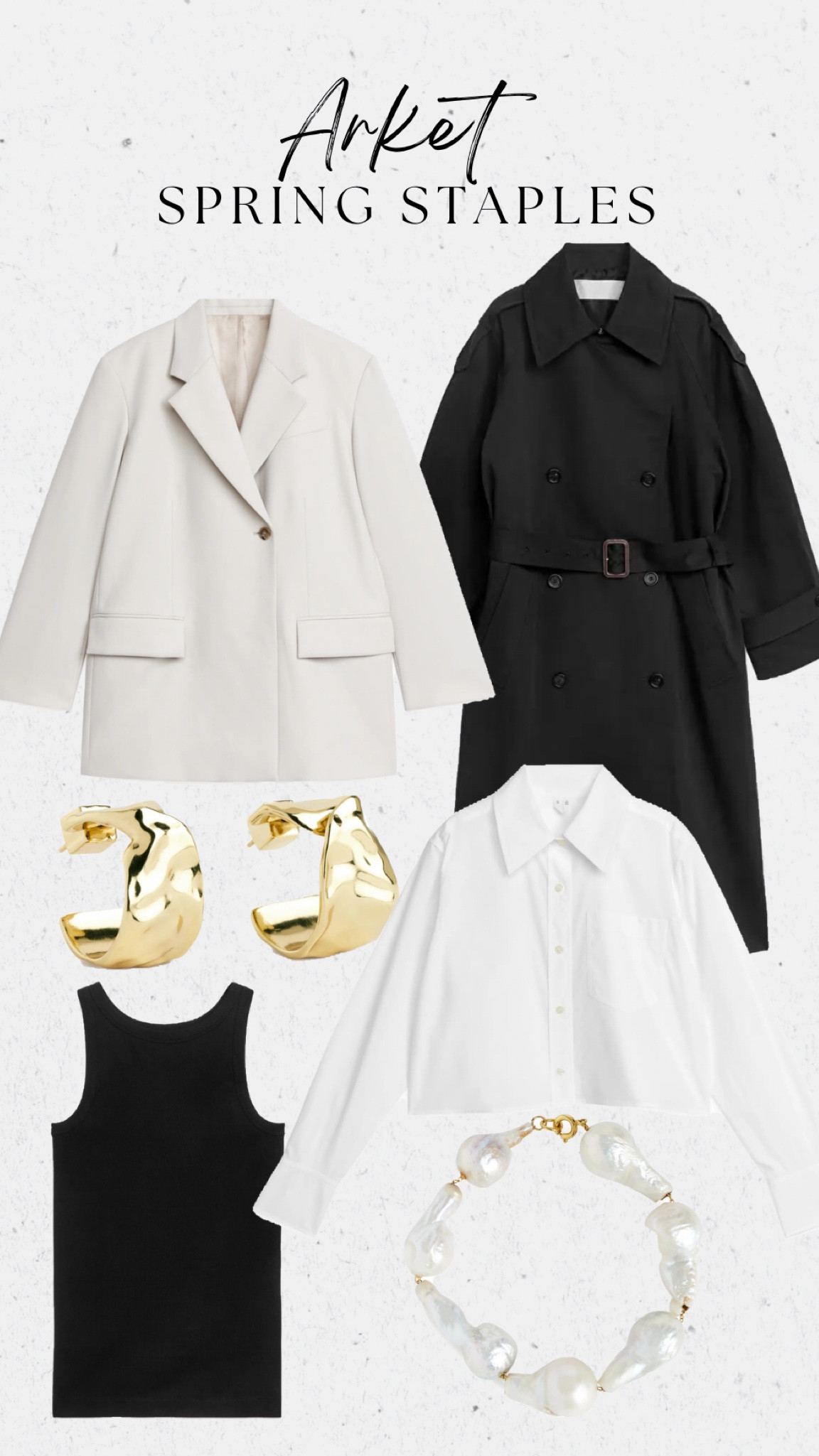 Spring staples for your wardrobe from Arket 🤍

#LTKeurope #LTKFind #LTKSeasonal