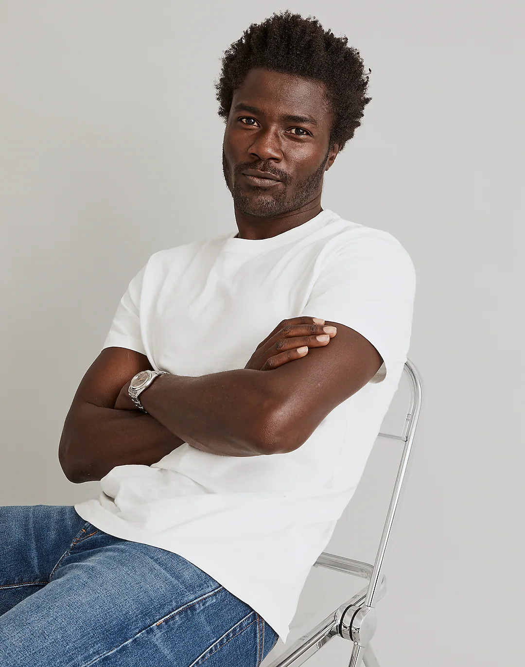 Garment-Dyed Allday Crewneck Tee | Madewell