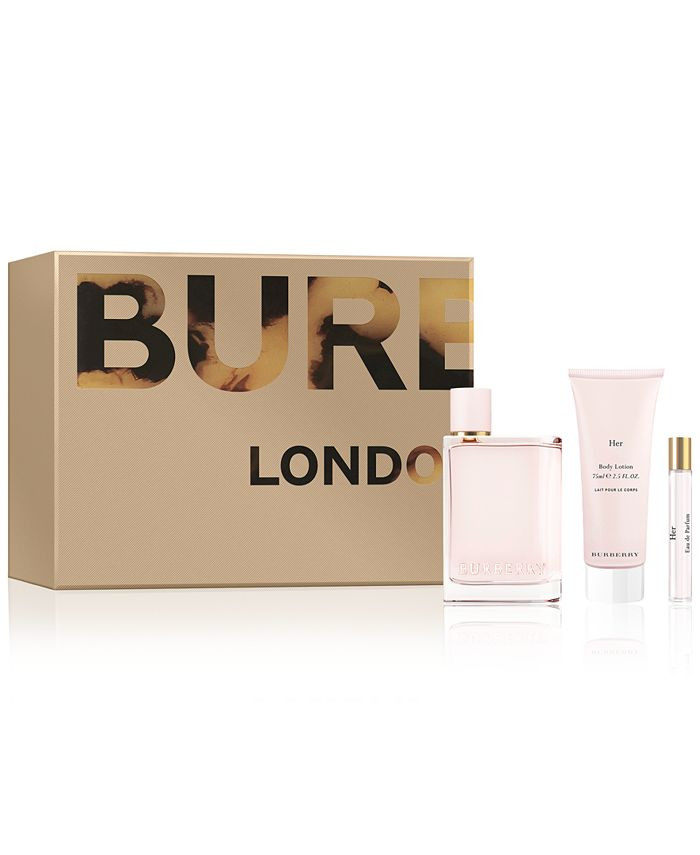 Burberry 3-Pc. Her Eau de Parfum Gift Set & Reviews - Perfume - Beauty - Macy's | Macys (US)