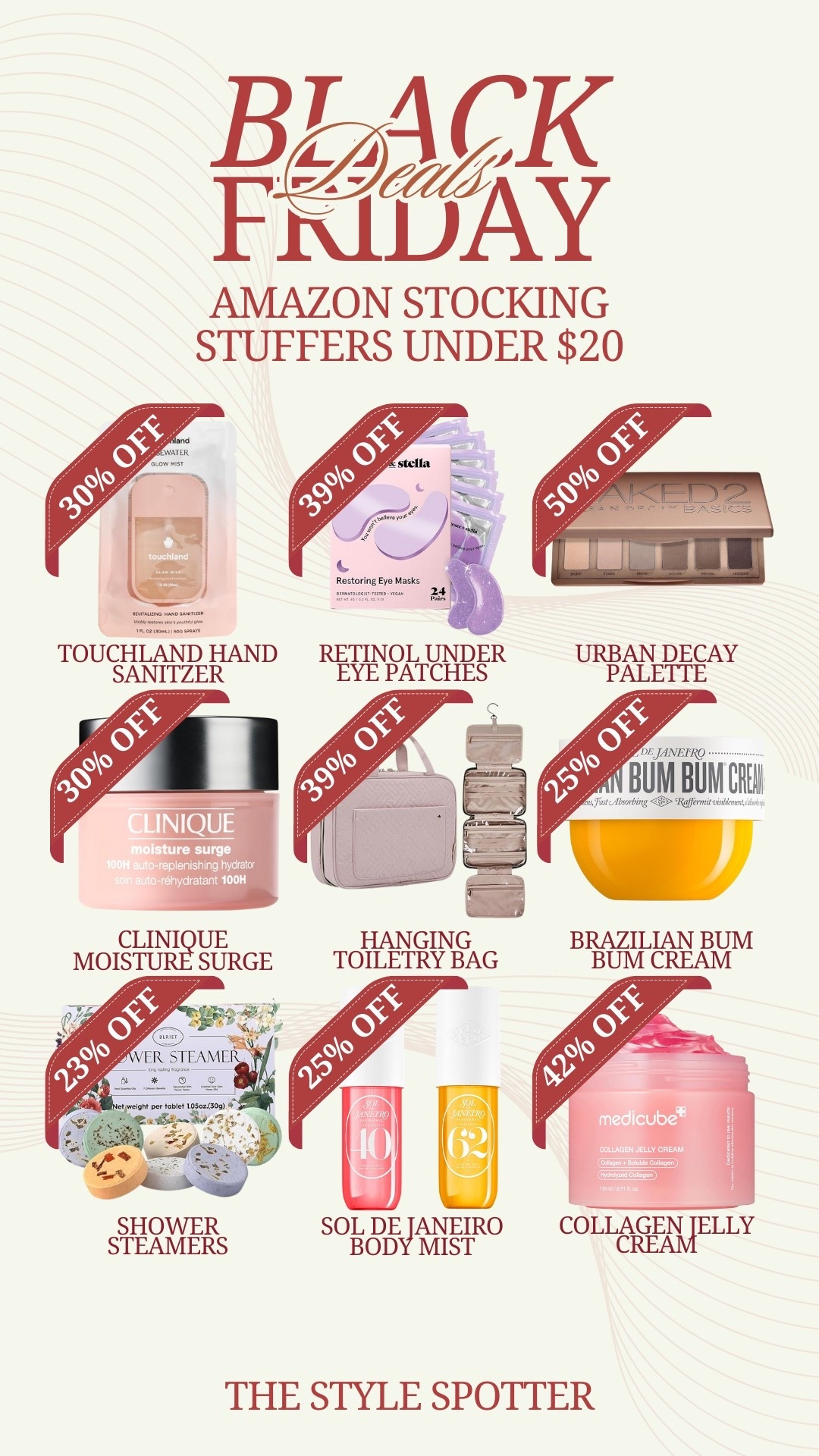 Black Friday Deals 🎄 🎁 
Save up to 50% on Stocking Stuffers for her, all under $20!

#LTKHoliday #LTKCyberWeek #LTKGiftGuide