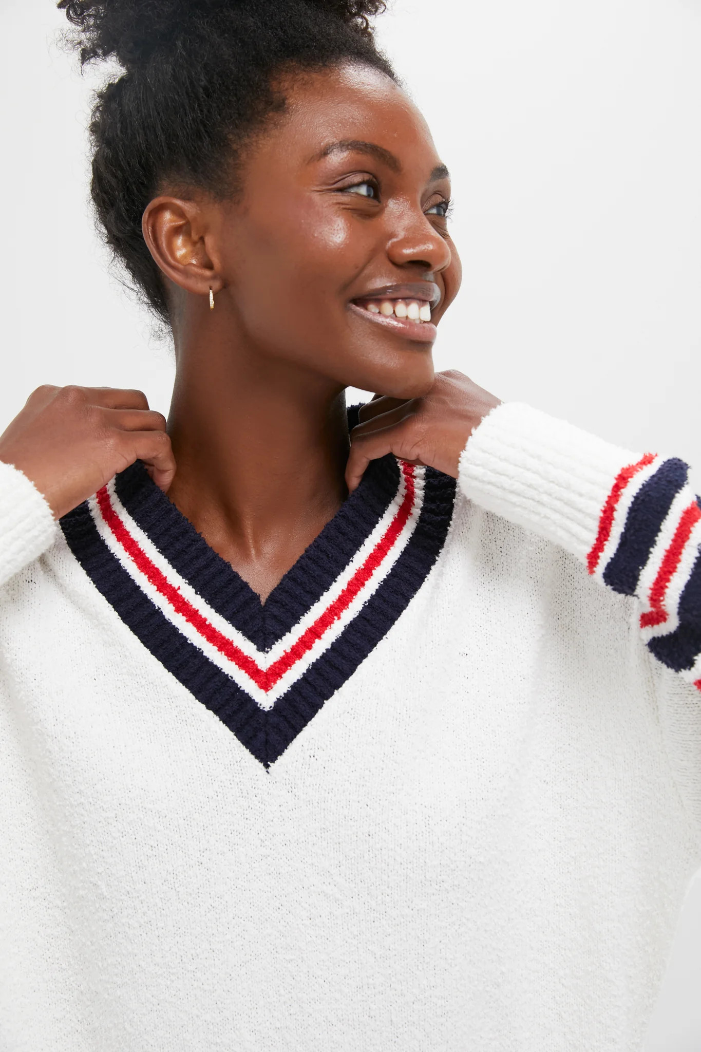 Americana Boucle Elizabeth Sweater | Tuckernuck (US)