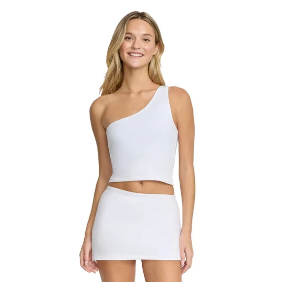 Mills by Millie Bobby Brown Women's One Shoulder Top, Sizes XXS-XXL | Walmart (US)