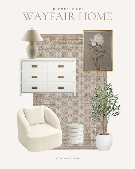 Wayfair Home / Neutral Home Decor / Neutral Decorative Accents / Neutral Area Rugs / Neutral Vases / Neutral Seasonal Decor /  Organic Modern Decor / Living Room Furniture / Entryway Furniture / Bedroom Furniture / Accent Chairs / Console Tables / Coffee Table / Framed Art / Throw Pillows / Throw Blankets 

#LTKU #LTKstyletip #LTKhome