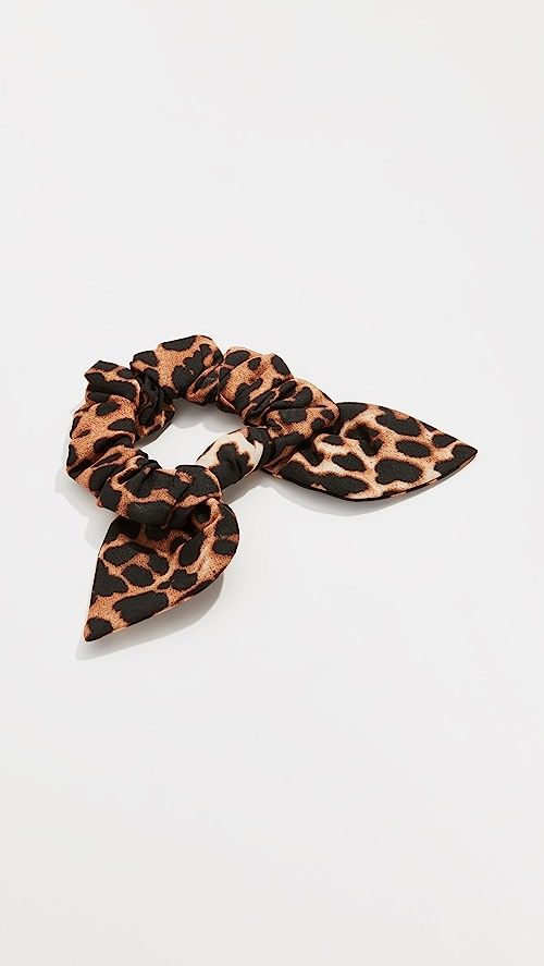Dark Leopard Scrunchie | Shopbop