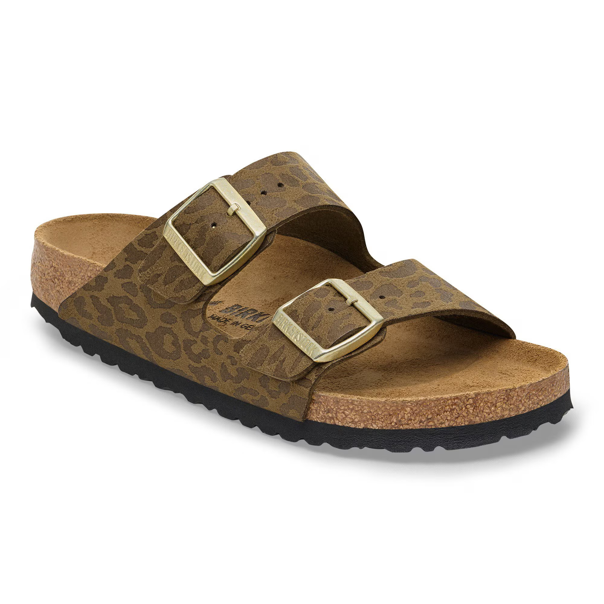 Arizona Synthetics Leo Khaki Two-Strap Sandals | Birkenstock USA