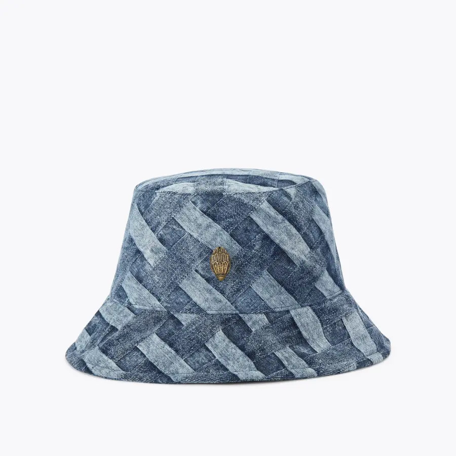 denim kensington bucket hat | Kurt Geiger US