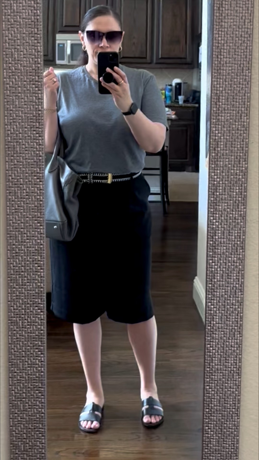 Elevated errand outfit.

These dressier Bermuda shorts are 🤌🏼🤌🏼🤌🏼.

Belt and shoes are sold out but I’ll link similar.

#LTKxMadewell #LTKOver40 #LTKMidsize