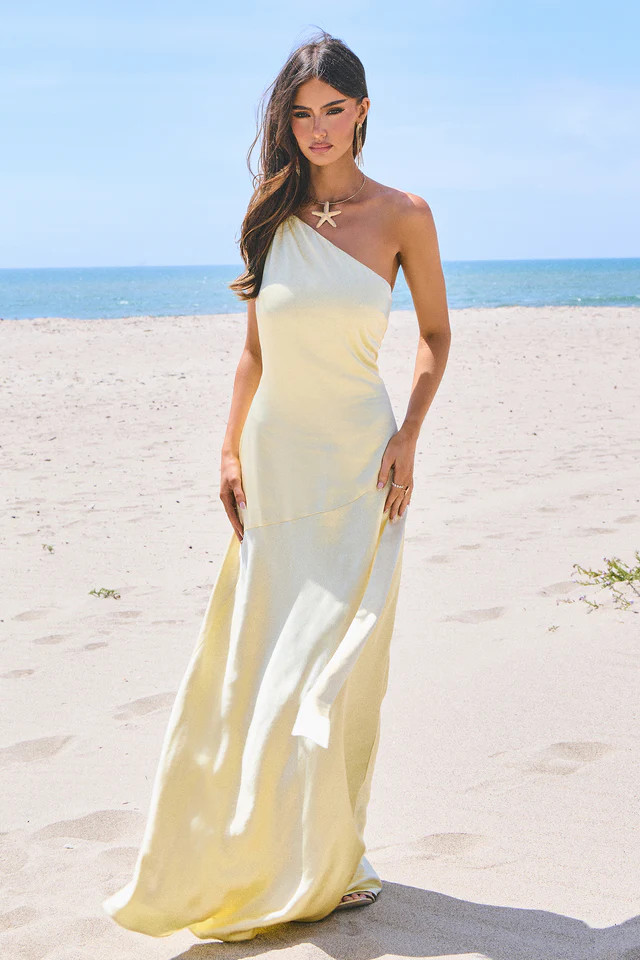 Chelsea Satin Open Back Formal Dress | Windsor Stores