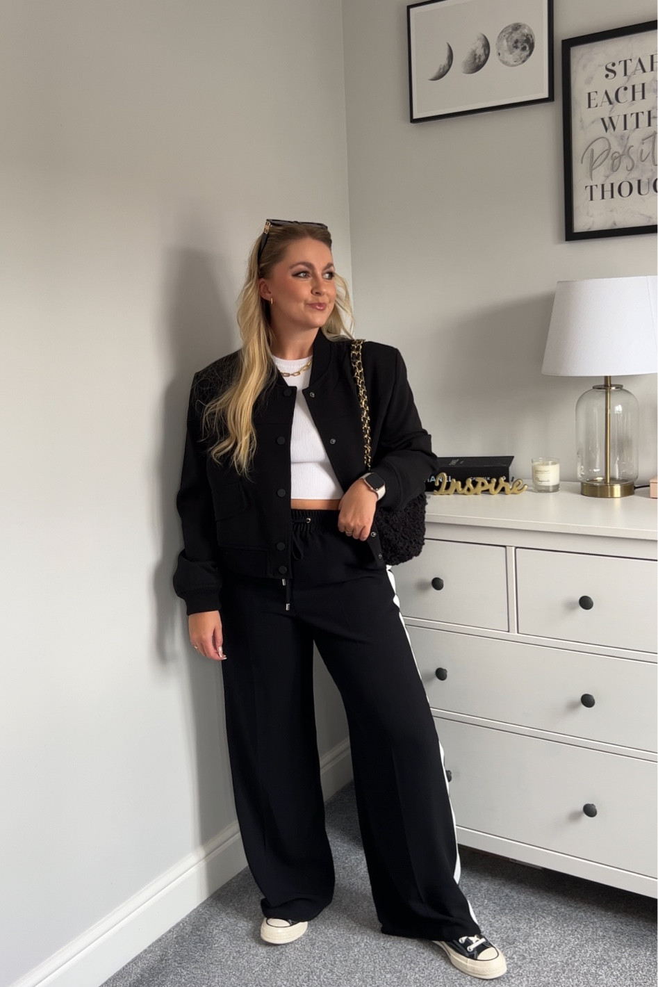 Day 8 of 30 days of autumn winter outfits 🧸🍂✨

Bomber (size 14)
Trousers (size 12)

#LTKmidsize #LTKeurope #LTKSeasonal