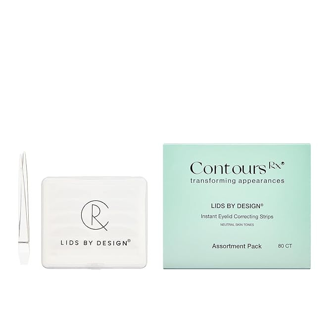 Contours Rx Lids By Design - Medical Grade Instant Eyelid Correcting Strips for Heavy, Hooded, & ... | Amazon (US)