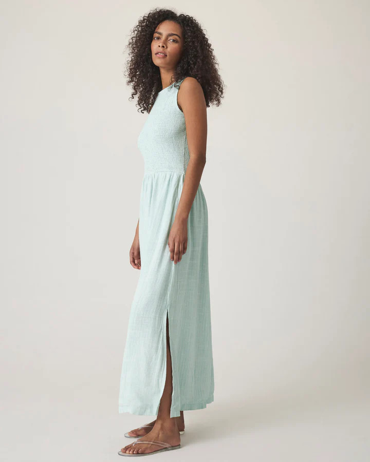 Malibu Stripe Smocked Dress | Splendid