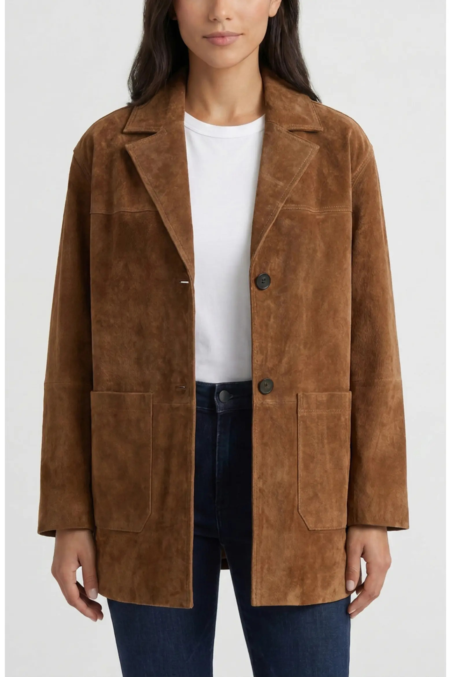 Patch Pocket Suede Jacket (Women) | Nordstrom | Nordstrom