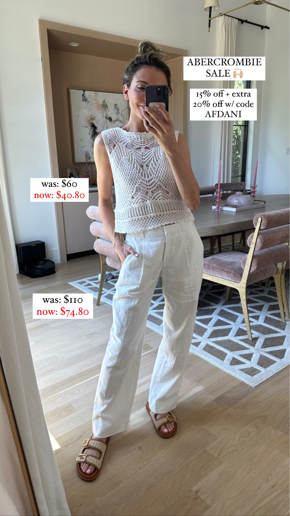 Abercrombie sale! 15% off + additional 20% off w/ code AFDANI

#LTKunder100 #LTKsalealert #LTKSeasonal