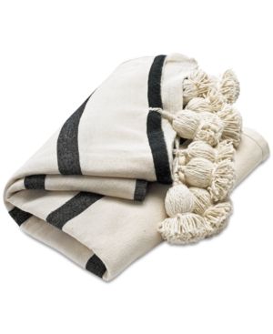 Lucky Brand Moroccan Pom Throw Bedding | Macys (US)