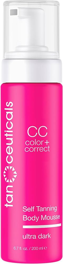 Tanceuticals CC Self Tanning Body Mousse - Self Tanner in Ultra Dark Shade - Healthy Ingredients ... | Amazon (US)