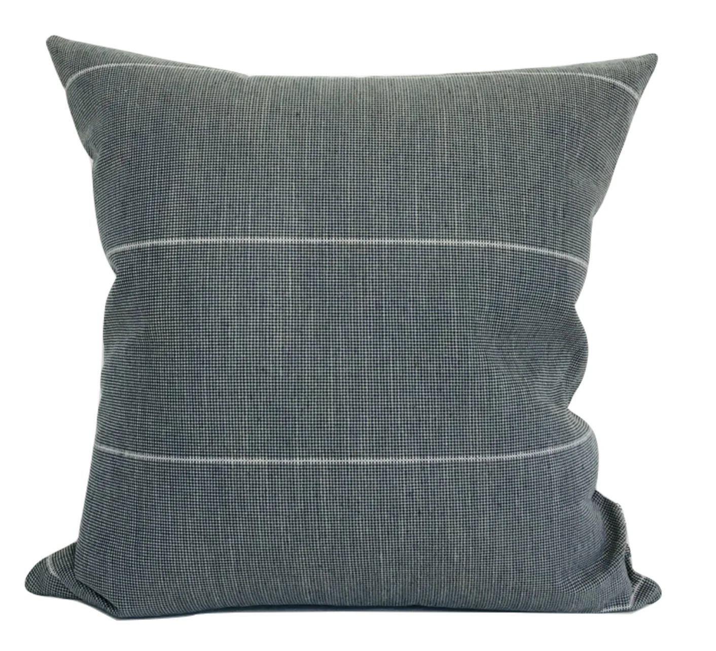 Modern Stripe | Dark Blue Pillow Cover | Hackner Home (US)