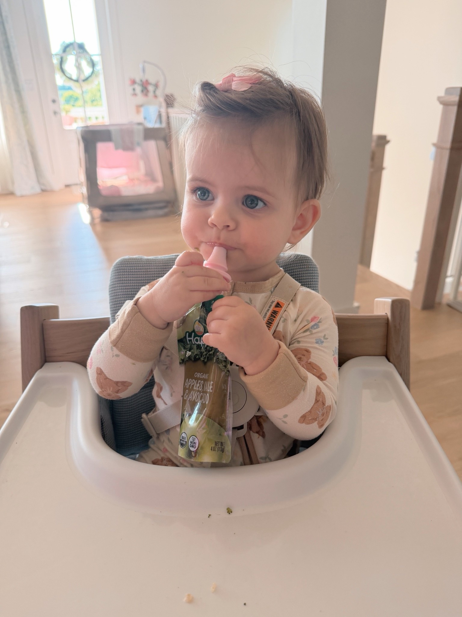 Pouch toppers so they can’t squeeze it all over the place and have to suck it out. Highly recommend for independent mess free self feeding!

#LTKmomlife #LTKfoodie #LTKBaby