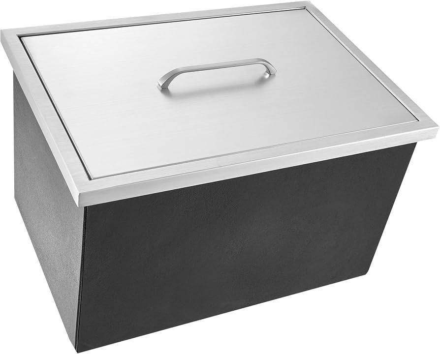 VEVOR Drop in Ice Chest, 20" L x 14" W x 12" H Stainless Steel Ice Cooler, Commercial Ice Bin wit... | Amazon (US)