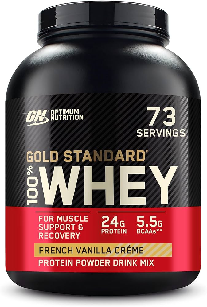 Optimum Nutrition Gold Standard 100% Whey Protein Powder, French Vanilla Crème, 5 Pound (Packagi... | Amazon (US)