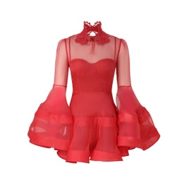 Rebellion Lantern Mini Dress | ZIMMERMANN (US, CA, EU, MENA)