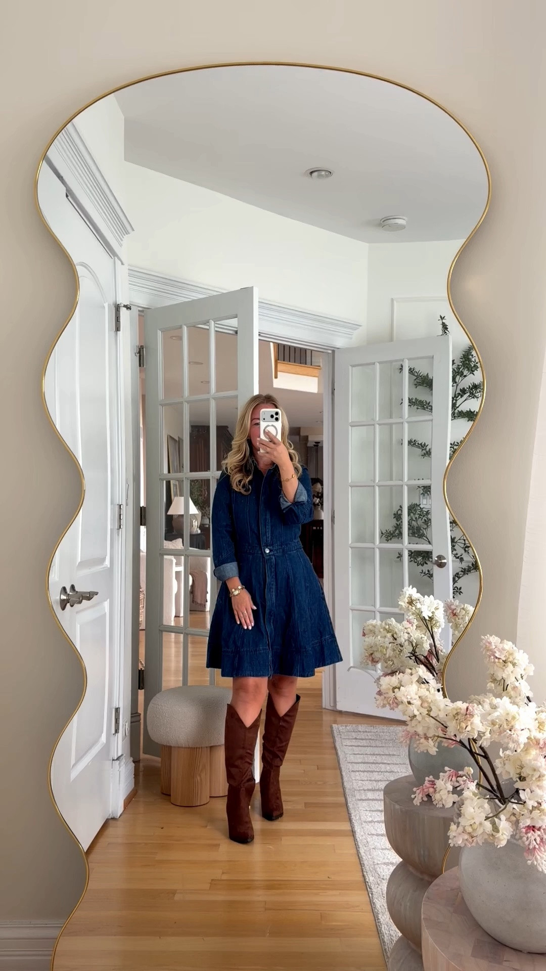 Easy Fall Outfit 🤎🍂
This Walmart denim dress is such a good fall find! Paired it with these Amazon suede boots for an easy, put-together look that works for so many fall days. Love the denim + rich chocolate brown together! Everything linked below. ✨ @Walmart #walmartfashion #amazonfashion

#LTKootd #LTKMidsize