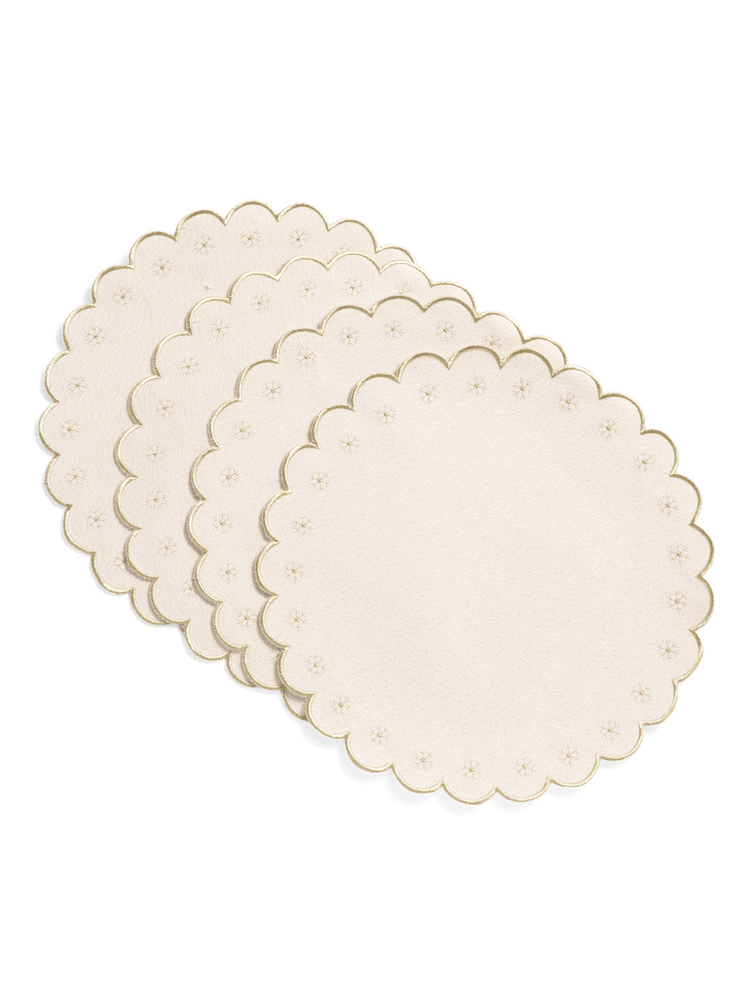 Set Of 4 Snowflake Placemats | TJ Maxx