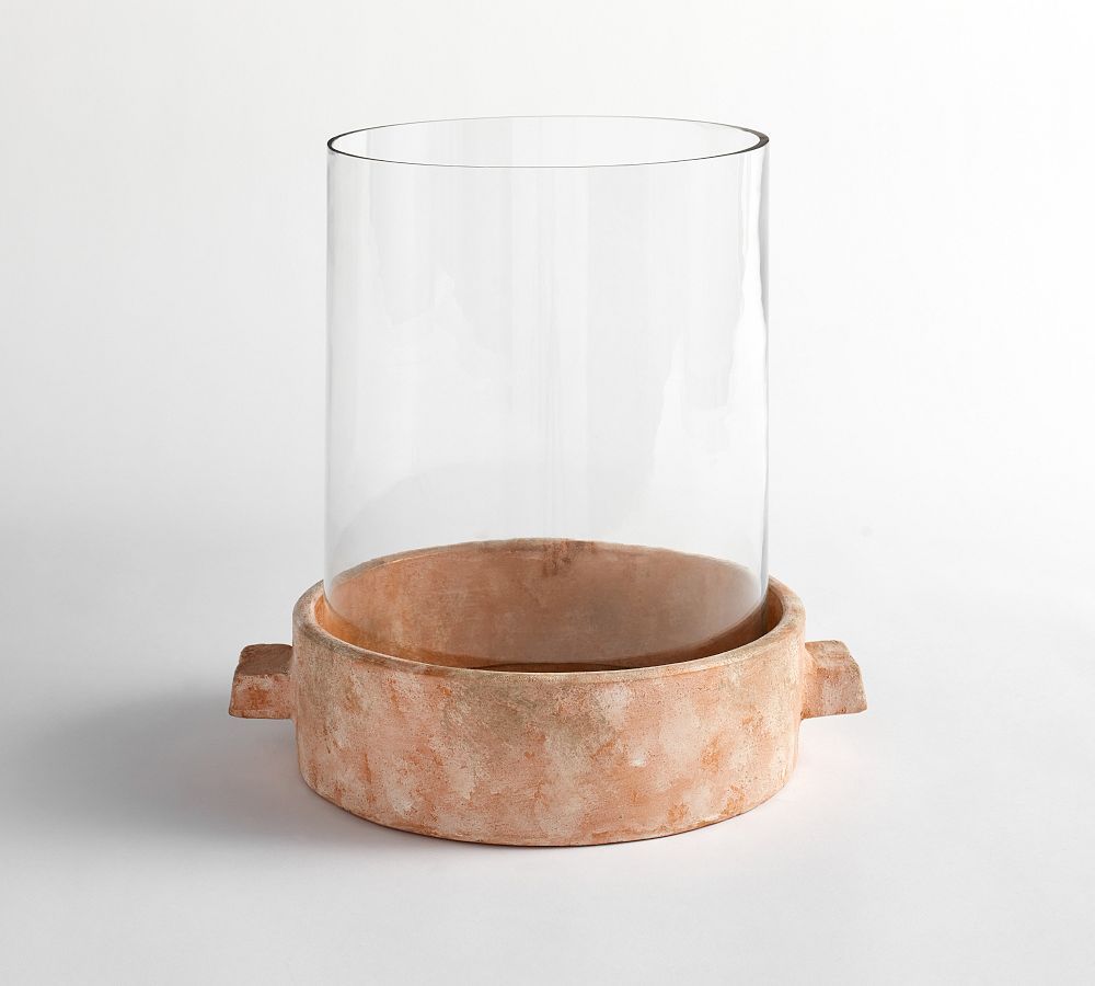 Artisan Handcrafted Ceramic Hurricane Candleholder | Pottery Barn (US)
