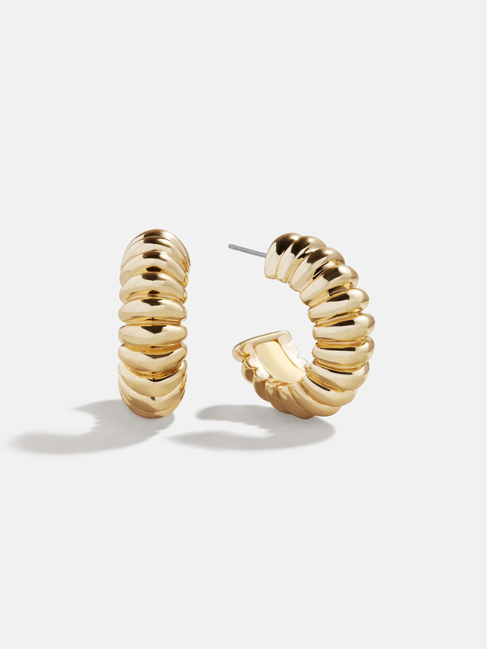 Kayla Gold Hoop Earrings - Gold | BaubleBar