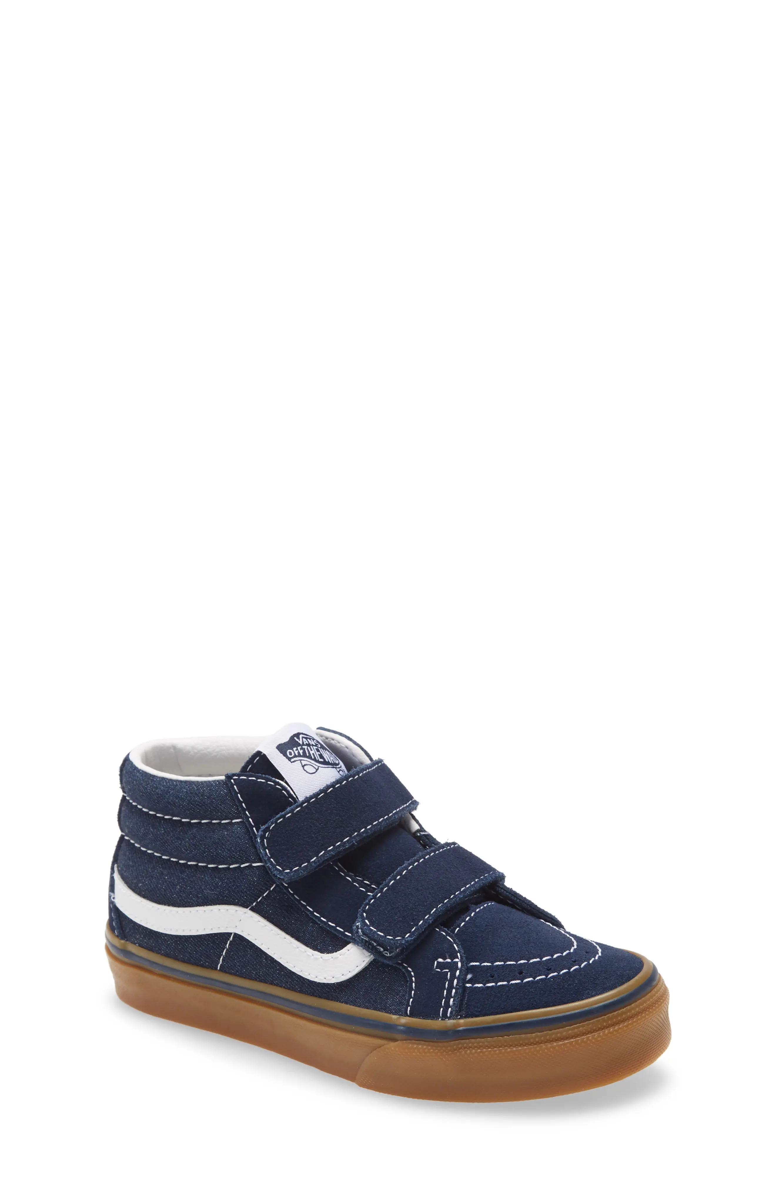 Kid's Vans Sk8-Mid Reissue V Sneaker, Size 5 M - Blue | Nordstrom