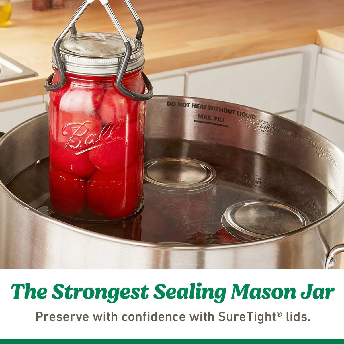 Ball 32oz 12pk Glass Regular Mouth Mason Jar with Lid and Band | Target