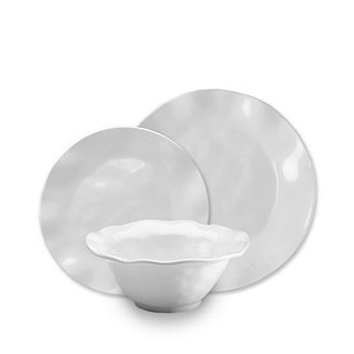 Melamine Ruffle Round 12 Pc. Set, Service for 4 | Macy's
