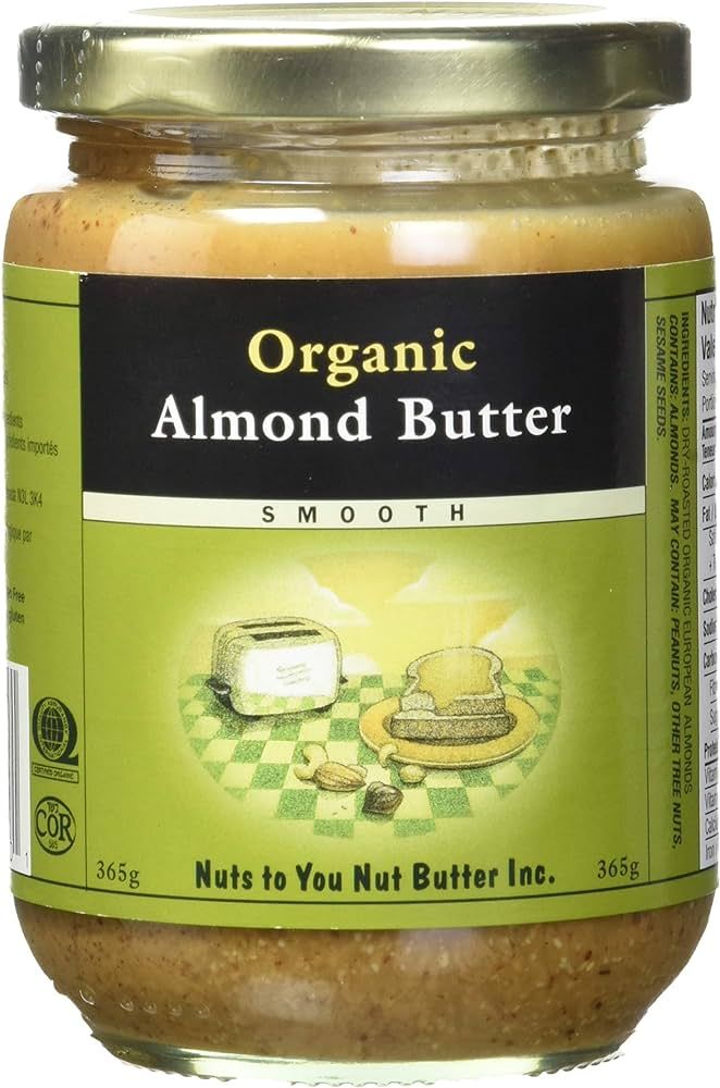 Nuts to You Nut Butter Organic Smooth Almond Butter, 365g | Amazon (CA)