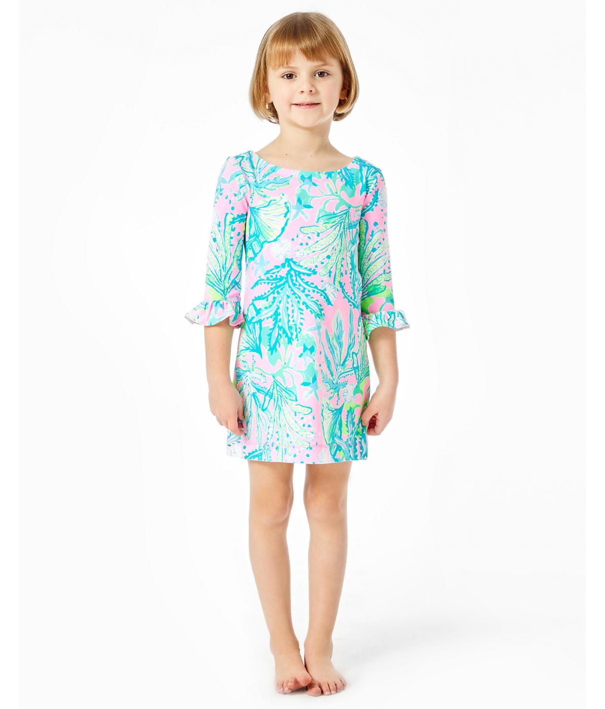 UPF 50+ Girls Mini Sophie Ruffle Dress | Lilly Pulitzer