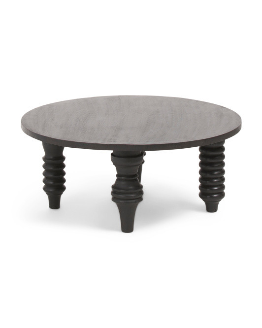 24x12 Wood Knobby Leg Coffee Table | TJ Maxx